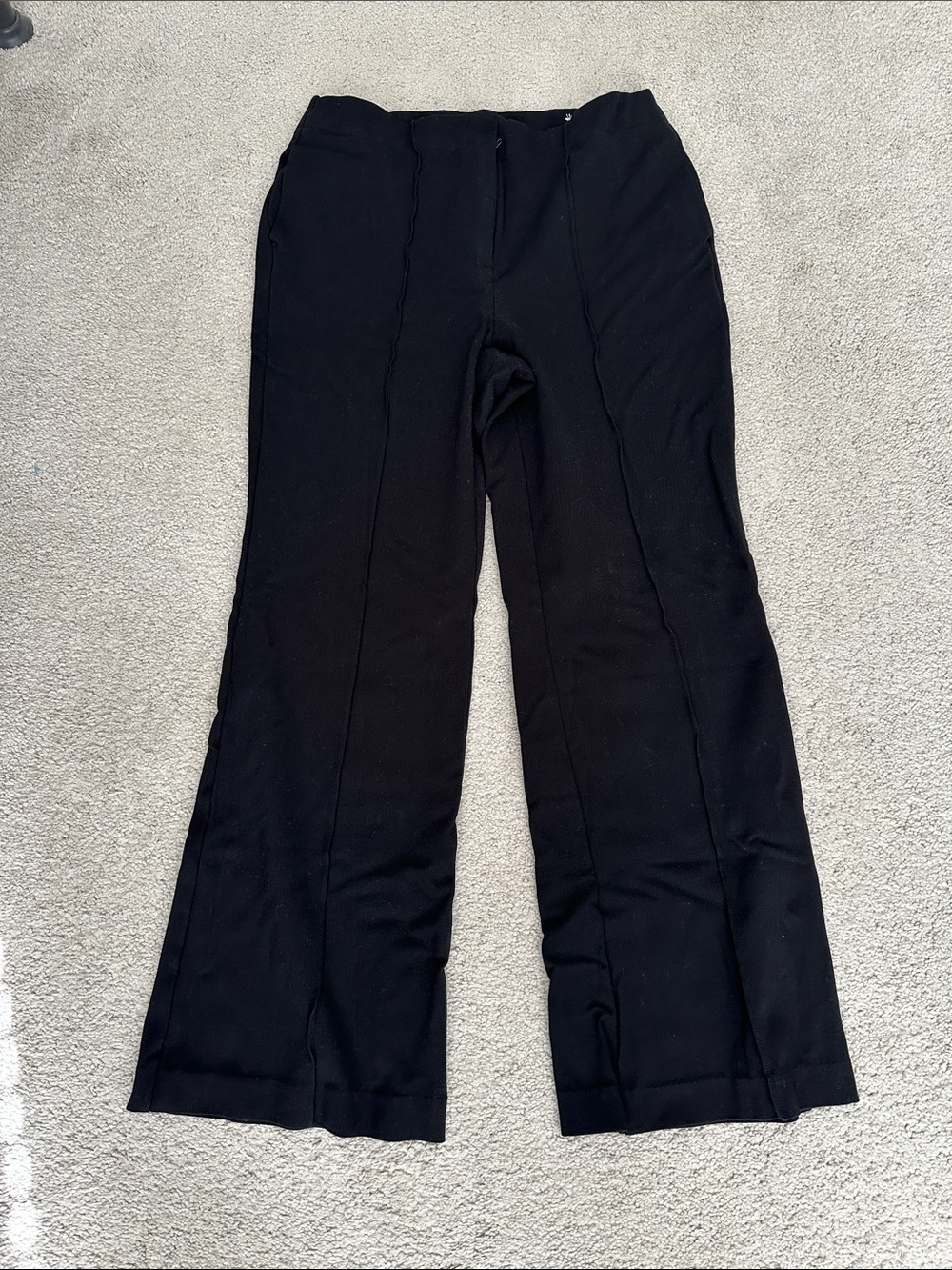 Liz Claiborne Black Straight-Leg Dress Pants